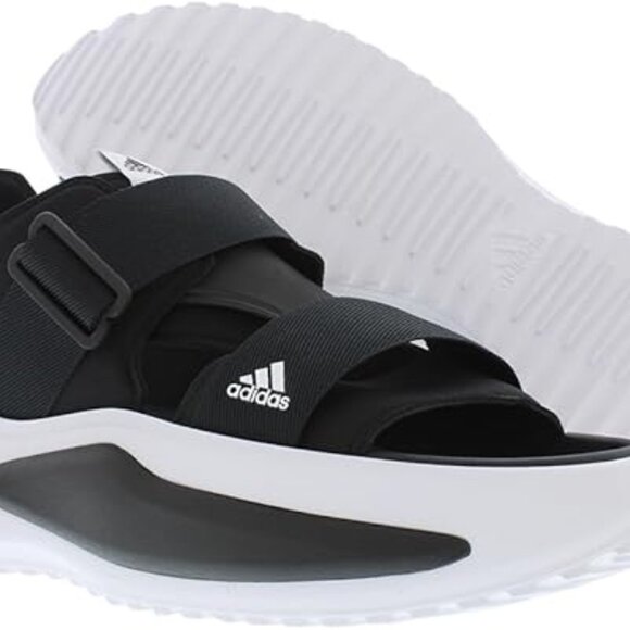 adidas Mehana Sandals Women's, Black, Size 11 - Picture 2 of 3